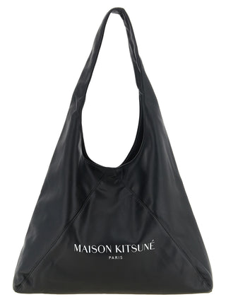 Black Polyethylene Shoulder Bag