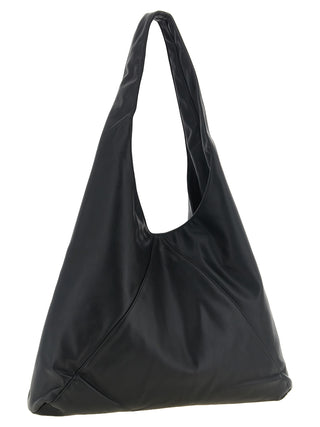 Black Polyethylene Shoulder Bag