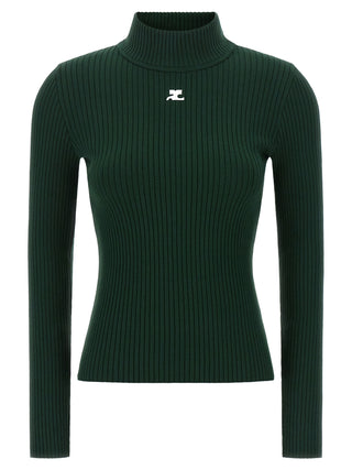 Bicolor Viscose Cardigan