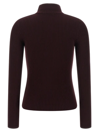 Bordeaux Viscose Cardigan