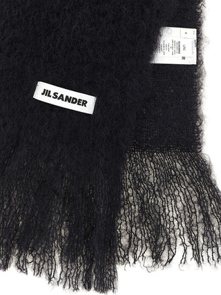 Black Wool Scarf