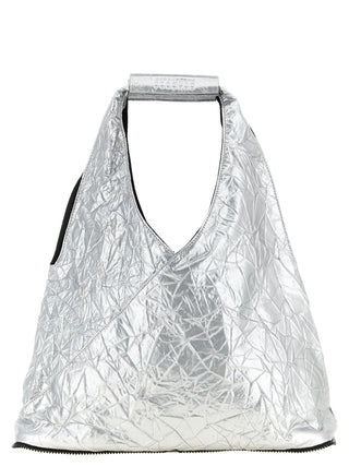 Silver Polyethylene Tote Bag