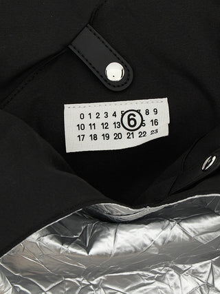 Silver Polyethylene Tote Bag