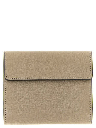 Beige Goatskin Cardholder
