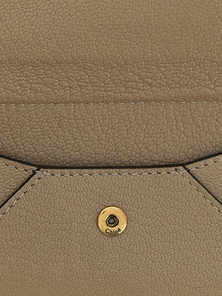 Beige Goatskin Cardholder