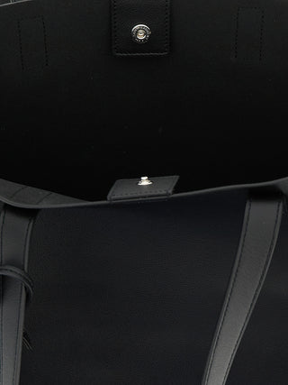 Black Calfskin Tote Bag