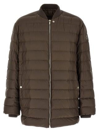 Brown Polyester Bomber