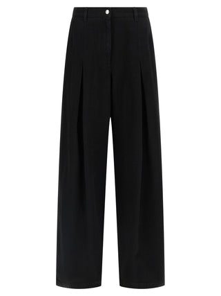 Black Cotton Jeans Denim