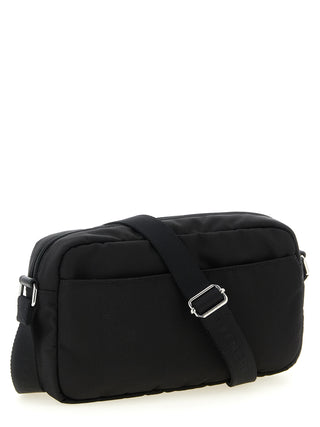 Black Polyamide Crossbody Bag