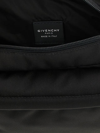 Black Polyamide Crossbody Bag