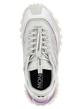 Purple Polyester Athletic Sneakers