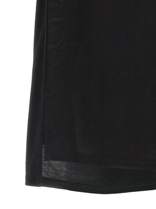 Black Cotton Polo Shirt