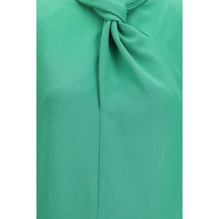 Bicolor Wool Oves Aries Casual Dress