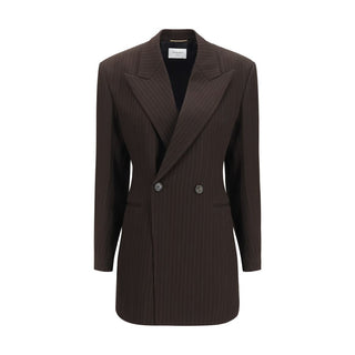 Brown Wool Oves Aries Full-Length Jacket