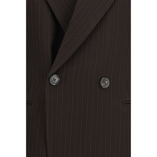 Brown Wool Oves Aries Full-Length Jacket