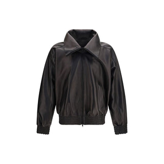 Black Lamb Ovis Aries Leather Jacket