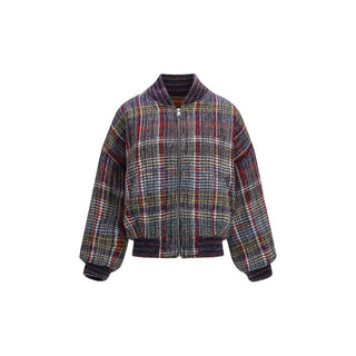Multicolor Wool Oves Aries Bomber