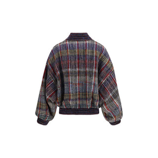 Multicolor Wool Oves Aries Bomber