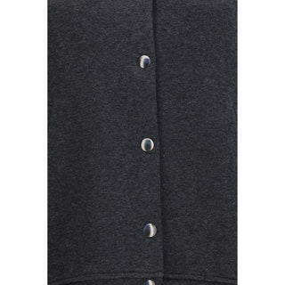 Gray Cotton Bomber