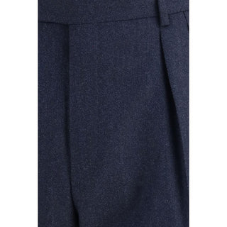 Blue Wool Oves Aries Casual Pants