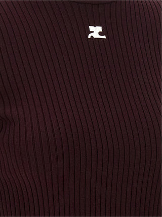 Bordeaux Viscose Sweatshirt