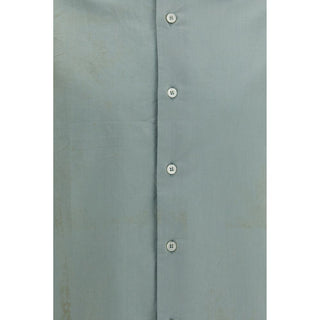 Bicolor Cotton Dress Shirt