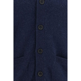 Blue Cashmere Cardigan