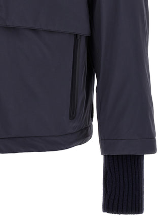 Blue Polyamide Shell Jacket