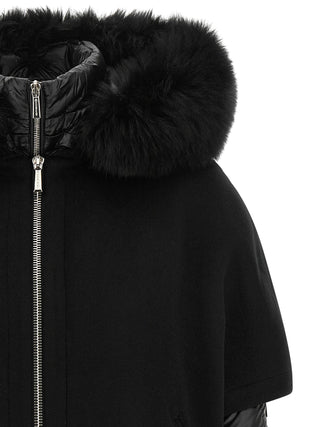 Black Wool Shell Jacket