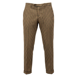 Brown Viscose Men Pant