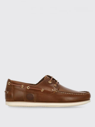 Brown Leather Slip-On Loafers