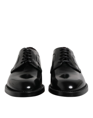 Black Calfskin Oxfords And Derbies