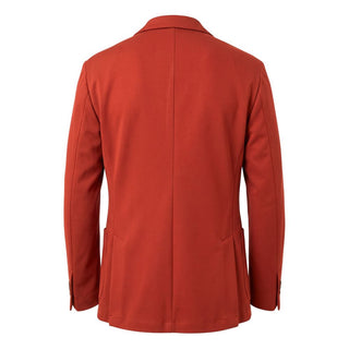 Red Polyester Men Jacket