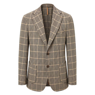 Beige Nylon Men Jacket