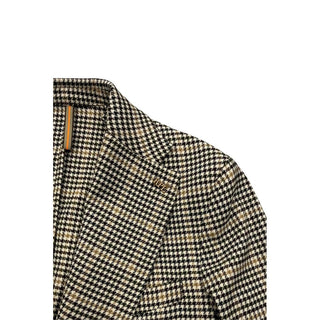 Beige Nylon Men Jacket