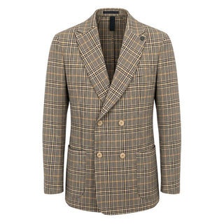Yellow Wool Men Jacket