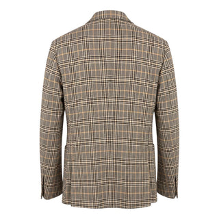 Yellow Wool Men Jacket