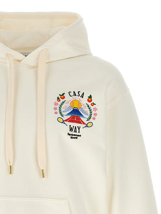 White Cotton Sweatshirt