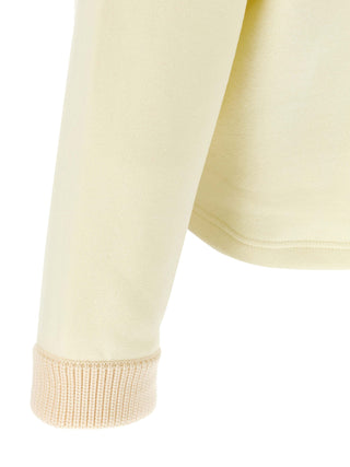 Beige Cotton Sweatshirt