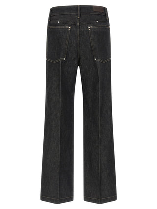 Black Cotton Jeans Denim