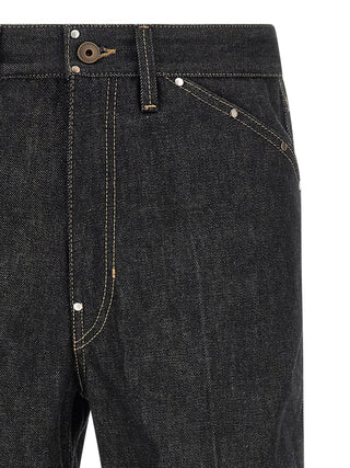 Black Cotton Jeans Denim