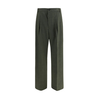Bicolor Wool Oves Aries Casual Pants