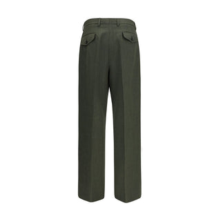 Bicolor Wool Oves Aries Casual Pants
