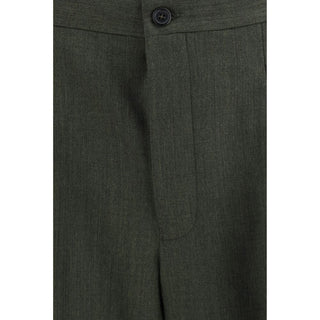Bicolor Wool Oves Aries Casual Pants