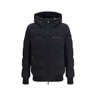 Black Nylon Full-Length Jacket