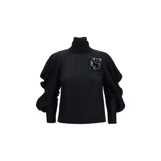Black Wool Oves Aries Turtleneck