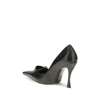 Black Lamb Ovis Aries High Heel Pumps