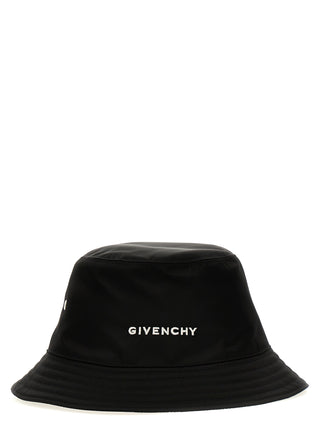 Black Polyamide Bucket Hat