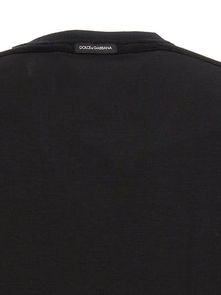 Black Viscose T-Shirt