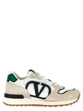 Multicolor Calfskin Athletic Sneakers